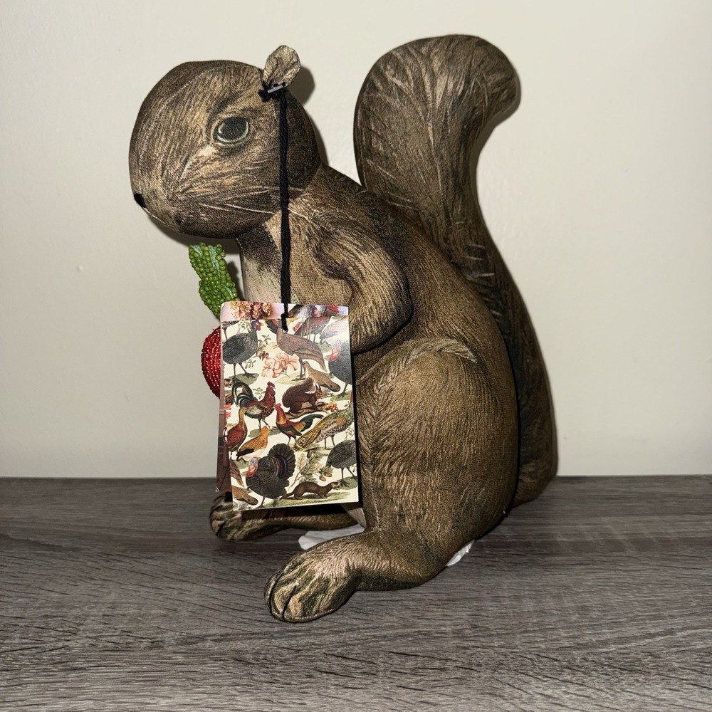 John Derian Target Squirrel Pillow  NWT‎